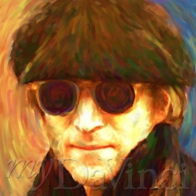 John Lennon Oil Painting Giclee,by myDaVinci - myDaVinci